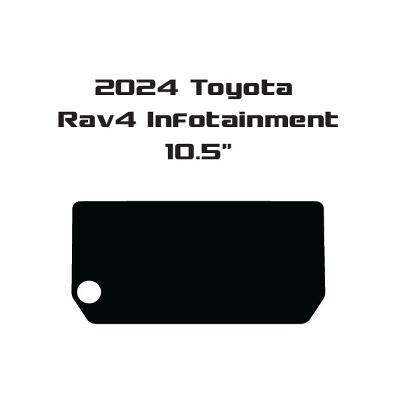 2023-2025 Toyota RAV4 | 10.5" Main Infotainment | Matte/Anti-Glare | Screen Protector Kit