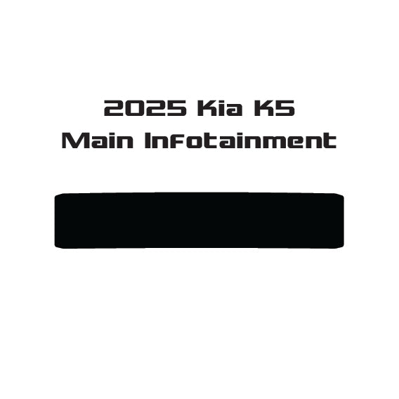 2025-2026 Kia K5 | Main Infotainment | Matte/Anti-Glare | Screen Protector Kit