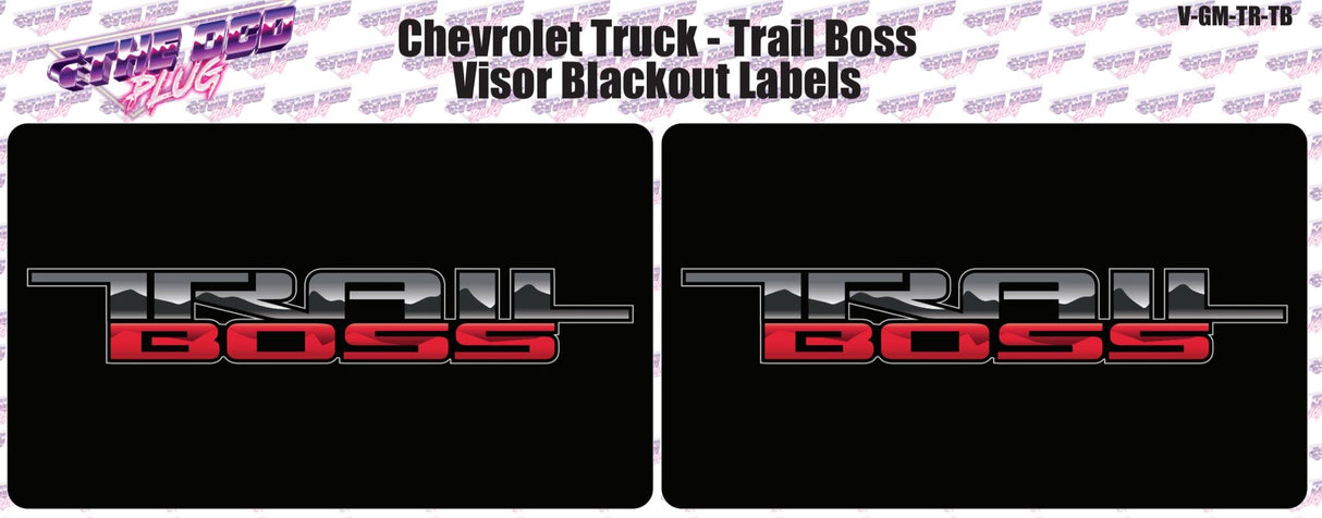 2023-2026 Canyon/Colorado Visor Black Out (2 Piece) Multiple Designs