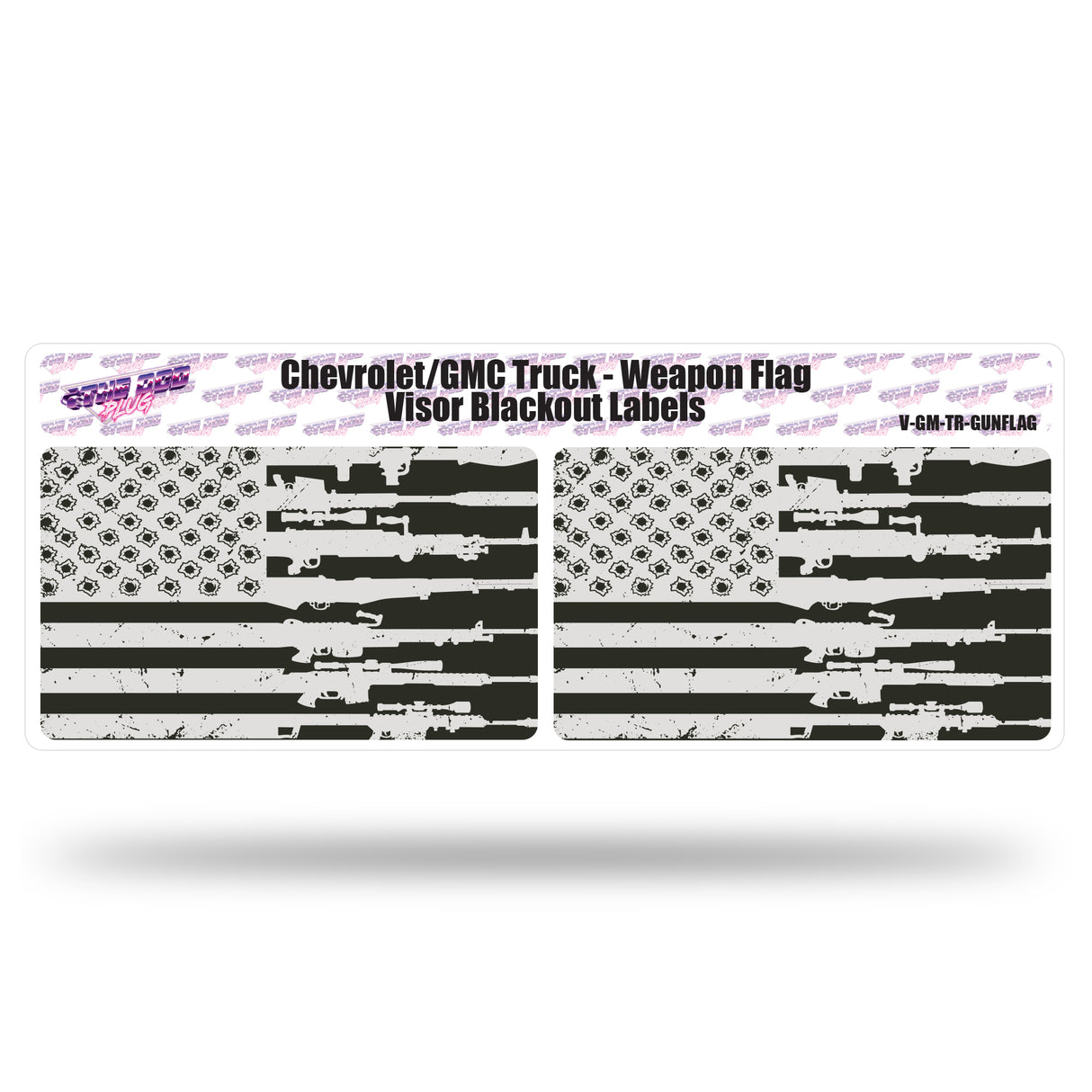 2023-2026 Canyon/Colorado Visor Black Out (2 Piece) Multiple Designs