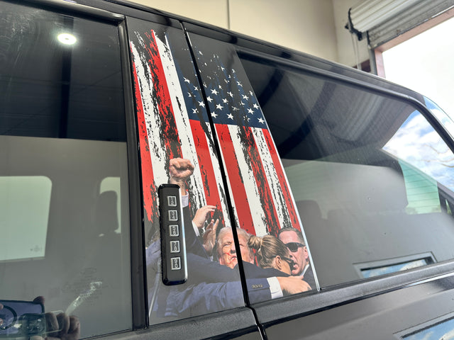 2015-2025 Ford F-Series Truck | 4 Piece | Fight Distressed | Pillar Protector/Overlay Kit