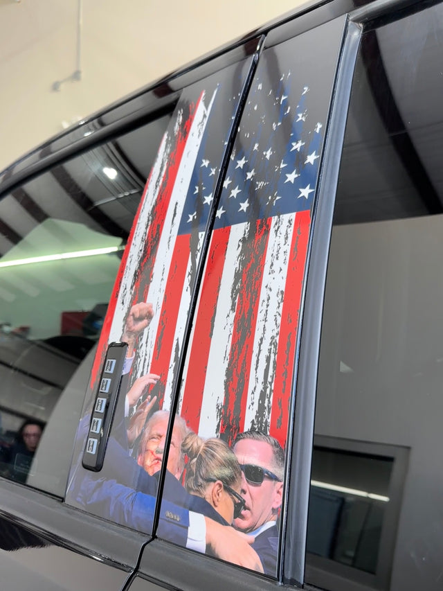 2015-2025 Ford F-Series Truck | 4 Piece | Fight Distressed | Pillar Protector/Overlay Kit