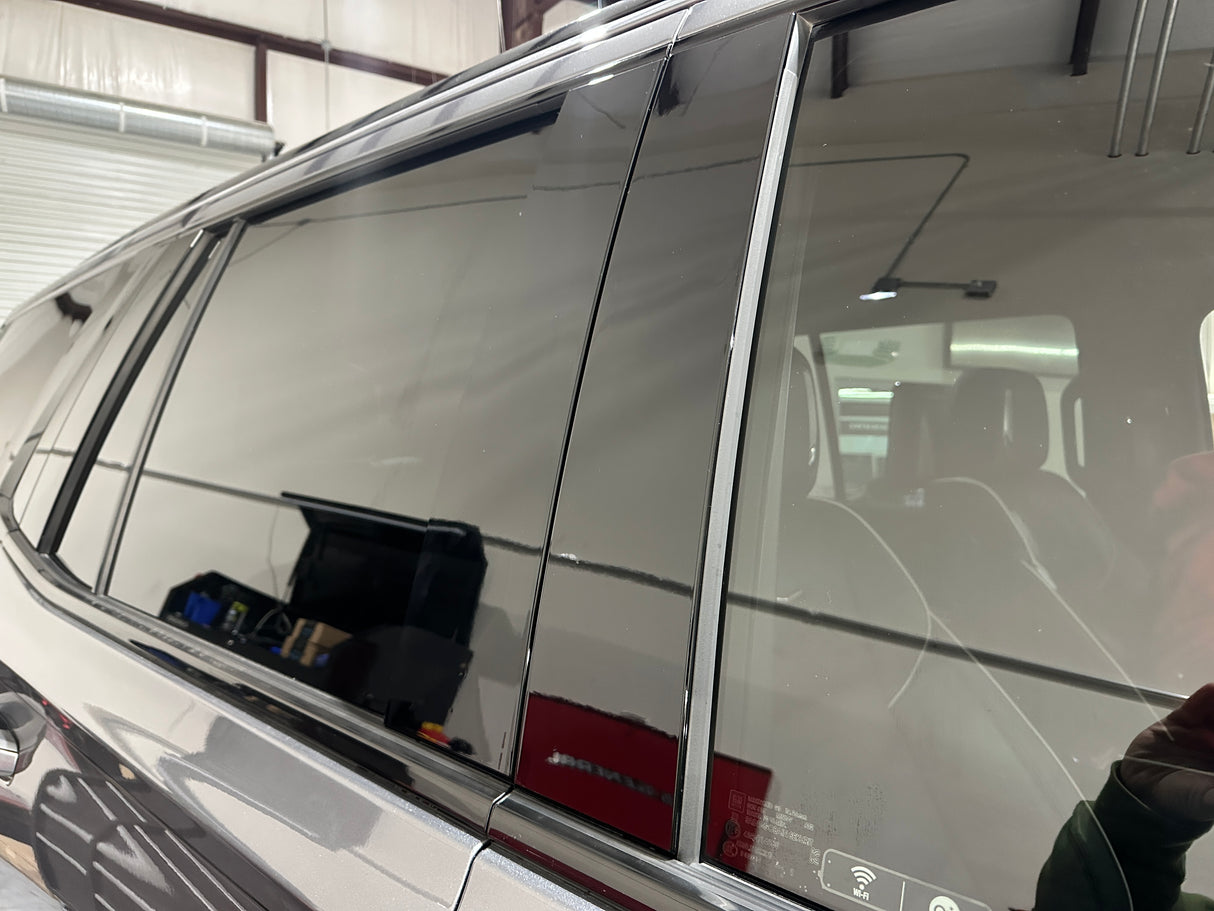 2025 Ford Expedition | 8 Piece (B and C Pillars) | Gloss Black PPF | Pillar Protector Kit