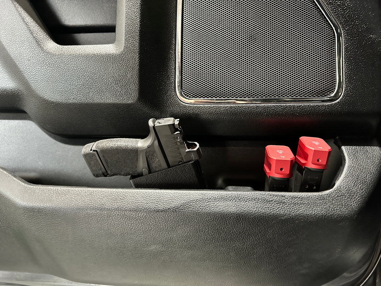 15-20 F-150 | 17-22 Super Duty Door Pistol & Mag Holster (N52 Magnetic stabilization)
