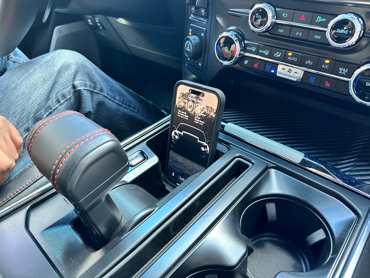 2021+ F150 Mag Safe Wireless "Low Pro" Removable Charging Mount (Charger INCLUDED)