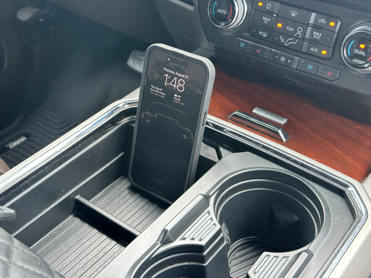 2017-2022 Ford Super Duty Mag Safe Wireless "Low Pro" Removable Charging Mount (Charger INCLUDED)