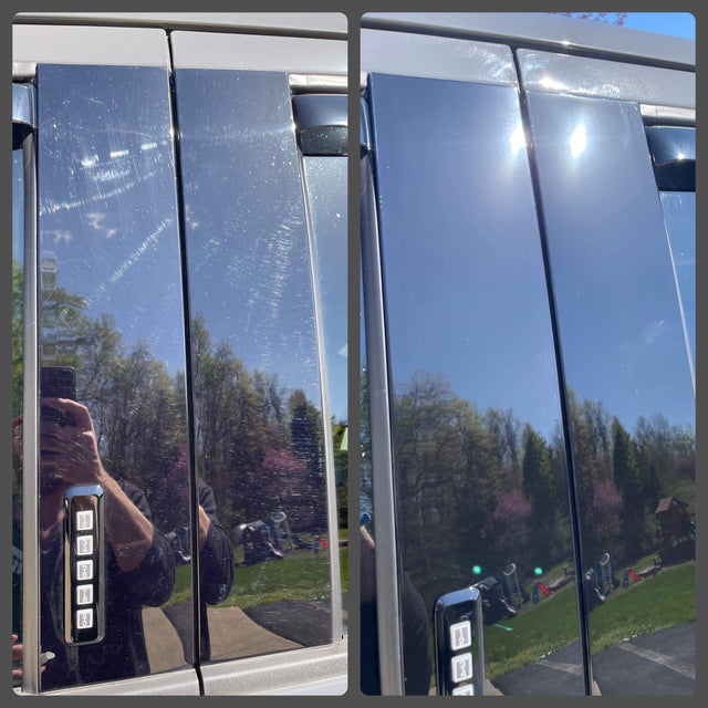 2015-2025 Ford F-Series Truck | 4 Piece | Gloss Black PPF/Vinyl | Pillar Protector/Overlay Kit