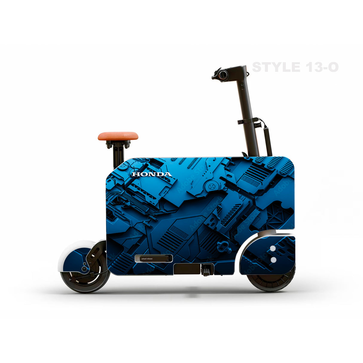 Honda Motocompacto Skin | Graphic Overlay | Style 13-0
