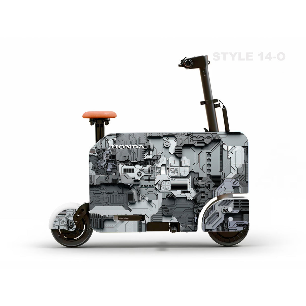 Honda Motocompacto Skin | Graphic Overlay | Style 14-0