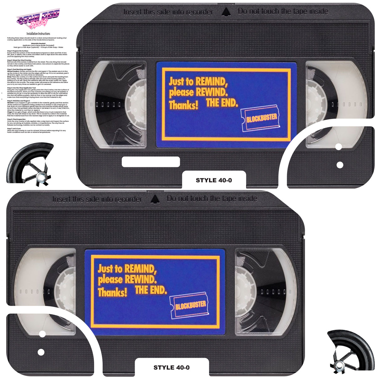 Honda Motocompacto Skin | Graphic Overlay | Style 40-0