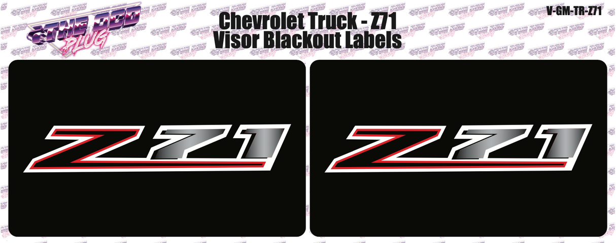 2023-2026 Canyon/Colorado Visor Black Out (2 Piece) Multiple Designs