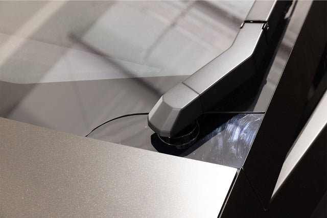 2024+ Tesla Cybertruck | 1 Piece | Gloss Black PPF| Wiper Arm Trim Overlay