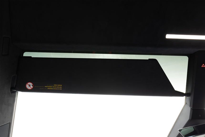2024+ Tesla Cybertruck | 6 Piece | Blackout/Alternate Color Variants | Visor Overlay Kit
