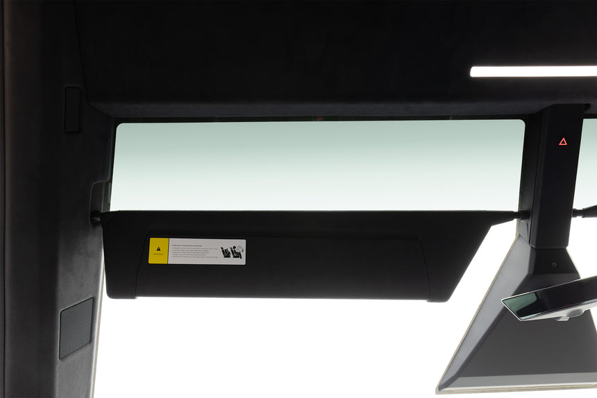 2024+ Tesla Cybertruck | 6 Piece | Blackout/Alternate Color Variants | Visor Overlay Kit