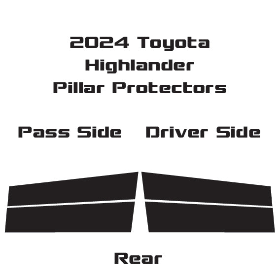 B & C Pillar Kit | TOYOTA HIGHLANDER 2021 B & C Pillar Kit | TOYOTA HIGHLANDER 2021