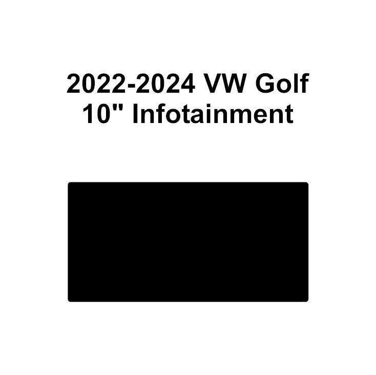 2022-2024 VW Golf  | 10" Main Infotainment Available | Matte/Anti-Glare | Screen Protector Kit