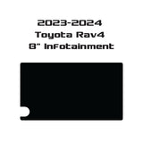 2023-2024 Toyota RAV4 | 8" Main Infotainment | Matte/Anti-Glare | Screen Protector Kit