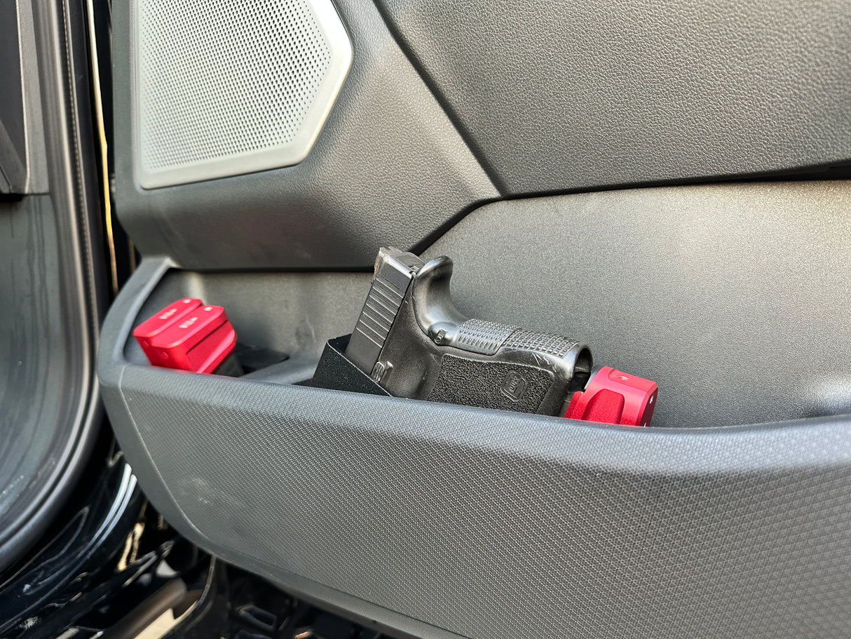 2021+ F-150 | 2023+ Super Duty Door Pistol & Mag Holster (N52 Magnetic stabilization)