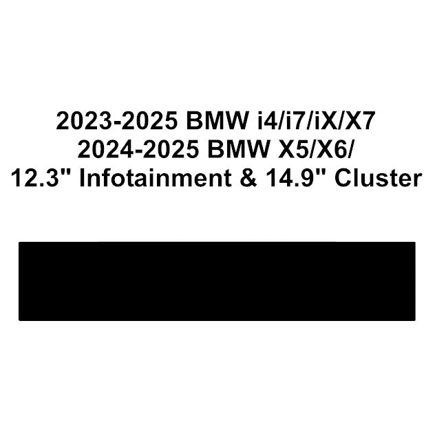 2023-2025 BMW Multiple Models | 12.3" Main Infotainment & 14.9" Cluster | Matte/Anti-Glare | Screen Protector Kit