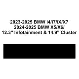 2023-2025 BMW Multiple Models | 12.3" Main Infotainment & 14.9" Cluster | Matte/Anti-Glare | Screen Protector Kit