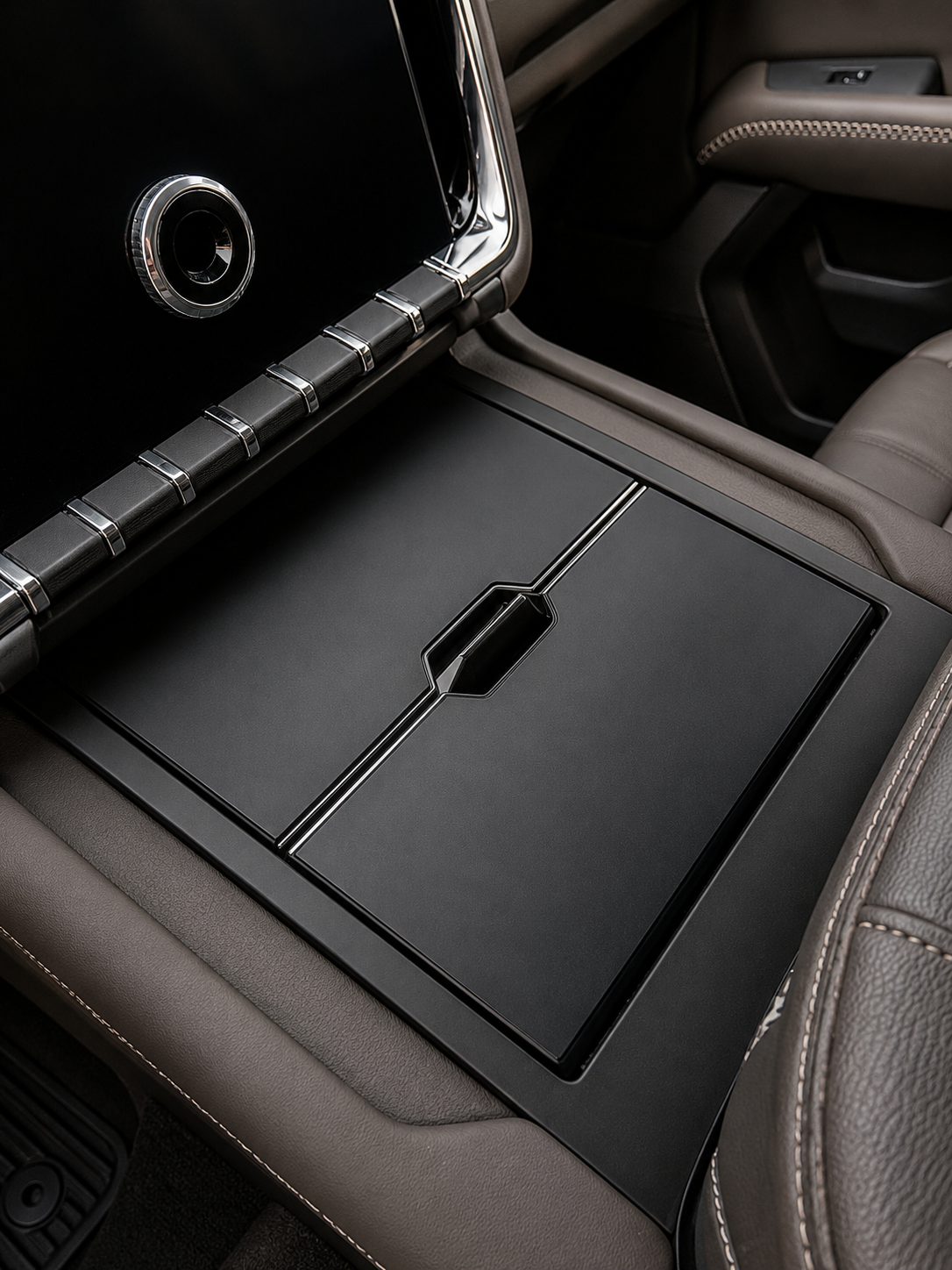 2025-2026 GMC Yukon | Center Console Overlay | Matte Black | Vinyl Overlay