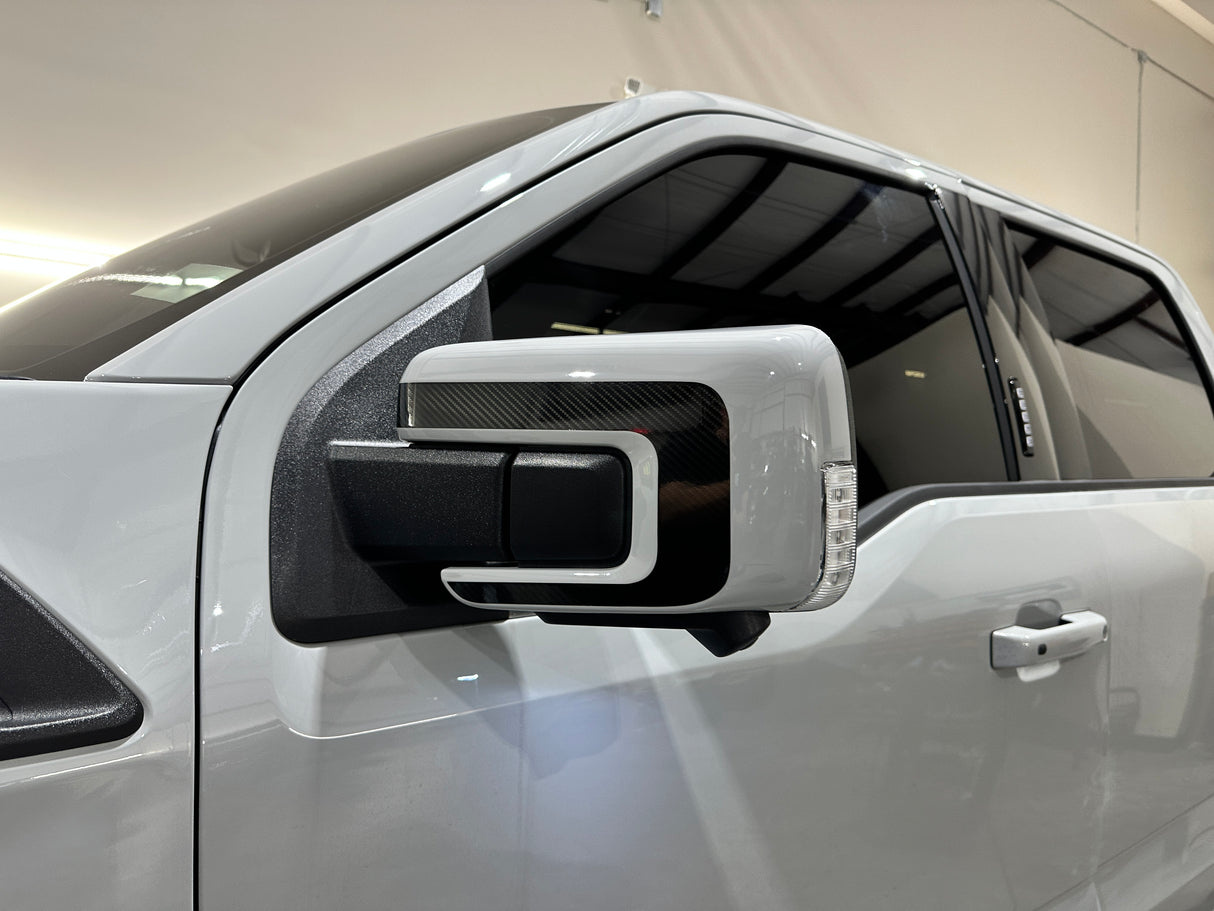 2021+ Ford F-150 | Mirror Cap Inlays | 2 Piece