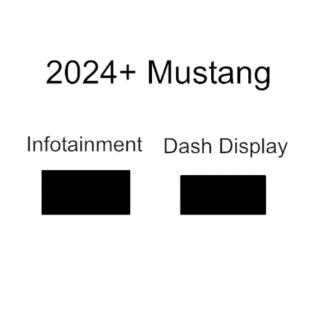 2023+ Ford Mustang S650 | Matte/Anti-Glare | Screen Protector Kit