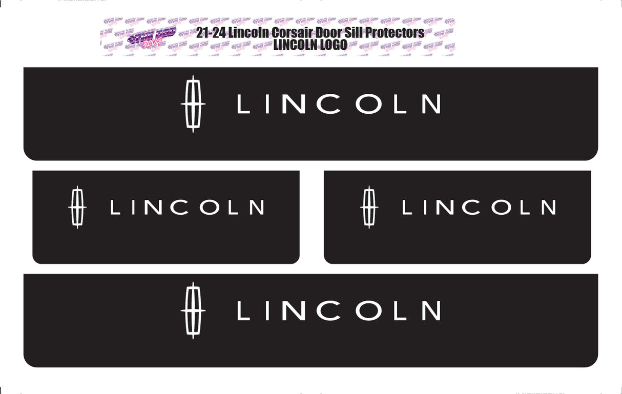 2020-2025 Lincoln Corsair | Door Sill Protectors | Multiple Styles | 4 Piece Kit