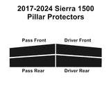 2019-2024 GMC Sierra | 4 Piece (B-Pillars) | Pillar Protector/Overlay Kit