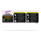 Ford Truck and SUV Ecoboost | 3 Piece | Visor Warning Overlay