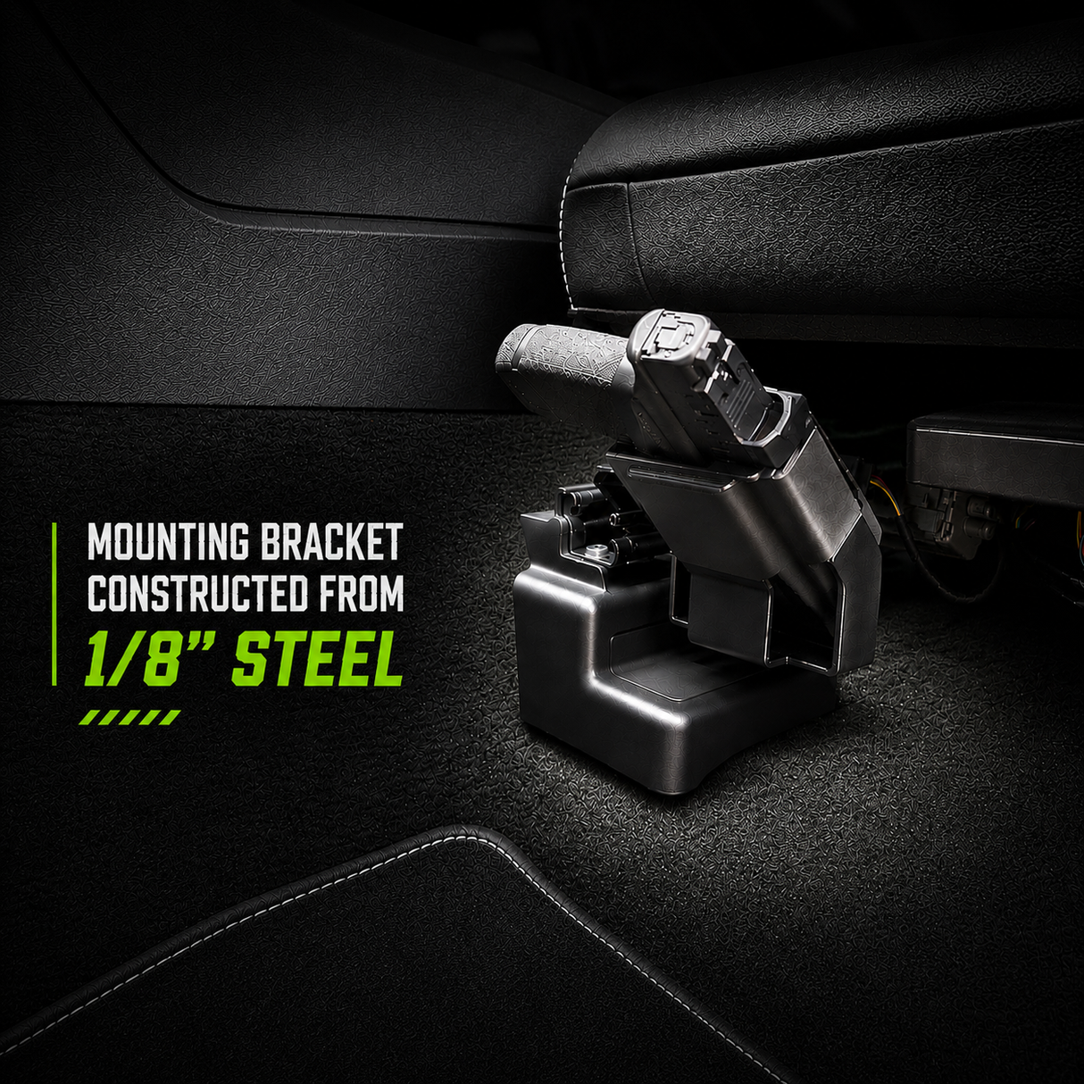 20+ Ford Explorer Under Seat Stealth Mount (Magnetic Retention)