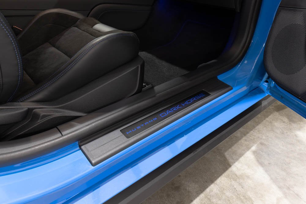 2023+ Ford Mustang S650 | Matte PPF | Door Sill Emblem Protector