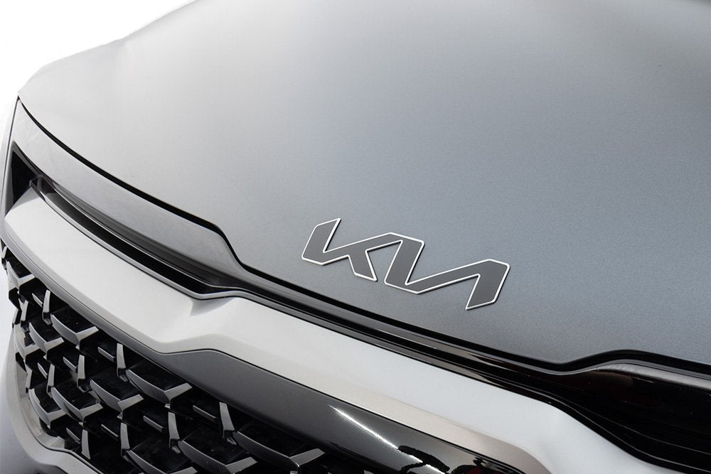 2023+ Kia Sportage | Matte Black (Front and Rear) | Emblem Overlays